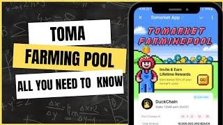 "Toma Farming Pool! Everything You Need to Know – Do This or Lose All Your Tokens!"