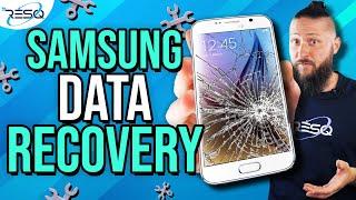 BENT LOGICBOARD - Chip Off Method - Data Recovery On a Samsung Galaxy S6 - How To Recover Data