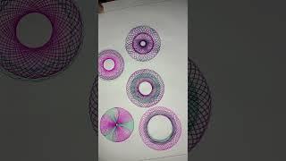 geometrical patterns and stencil art., #viral #stencilart #spirograph #satisfying #stencilart