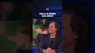 Sollten wir die Wehrpflicht wieder einführen? | heute-show #shorts