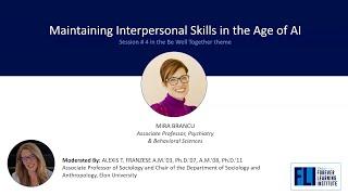 Be Well Together: Maintaining Interpersonal Skills in the Age of AI