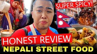 HONEST REVIEW TO NEPAL STREET FOOD CUISINES!! SUPER SPICY 