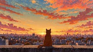 Rooftop Glow - Lofi Cat - LOFI HIP HOP