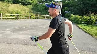 Marche Nordique 2021 /entraînement marche compétition allure 9km/h