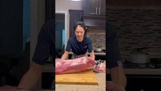 How to Portion Brisket for Korean Dishes#KoreanCooking #MeatPortioning #Bulgogi #HowToCutBrisket