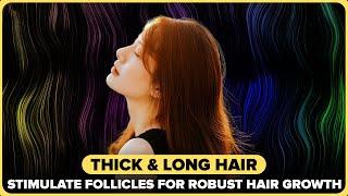 Hair Growth: Binaural Beats for Thick, Long Hair | Enhance Scalp Blood Circulation Hair Regeneration