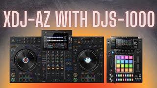 AlphaTheta XDJ-AZ with Pioneer DJ  DJS-1000 Sampler