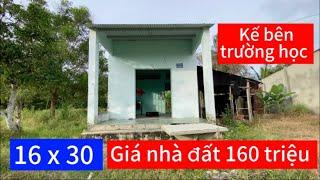 Nhà đất giá rẻ,ngang 16 x 30 giá nhà đất 160 triệu thuộc xã Hoà Thạnh,Châu Thành,Tây Ninh