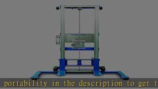 Genie Lift, GL- 10, Straddle Base, Heavy-Duty Aluminum Manual Lift, 350 lbs Load Capacity, Lift Hei