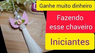 Chaveiro luxo, tutorial para iniciante ganhar muito dinheiro! #diy