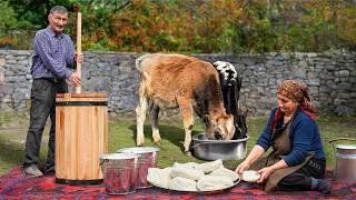 Fresh Homemade Butter From Cow's Milk: An Old Country Recipe