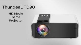 Best projector for gaming and movies  |  ThundeaL HD Mini Projector TD90