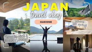 Japan travel tips! Hakone Vlog Part 1 - Our LUXURY Ryokan