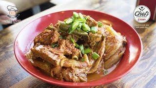 Chef John Kang at Food Rehab : Aged Kimchi Jjim with Pork Ribs / 돼지갈비 묵은지 김치찜