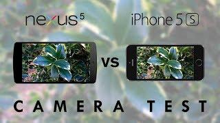 Nexus 5 vs iPhone 5s - Camera Test Comparison