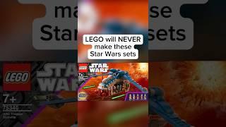 LEGO will NEVER make these Star Wars sets part 13 #lego #legosets #legostarwars