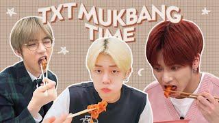 txt mukbang time ( eating compilation ) 