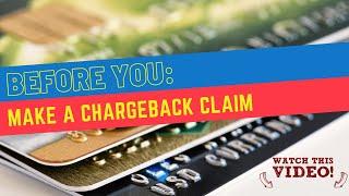 What is a chargeback claim and how do you make a claim?