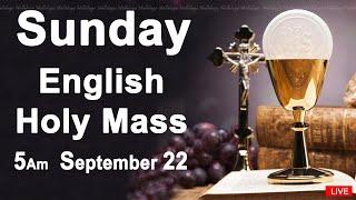 Catholic Mass Today I Daily Holy Mass I Sunday September 22 2024 I English Holy Mass I 5.00 AM