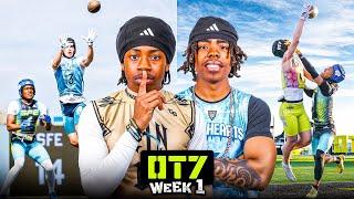 MOST INSANE 7on7 TOURNEY EVER IS BACK!! RYDER LYONS & BUNCHIE YOUNG TEAM UP IN OT7 DAY 1 