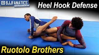 Outside Heel Hook Defense Concepts - BJJ Training with Kade and Tye Ruotolo