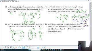 Math III 3rd Quarter FINAL EXAM Practice Test Video 3