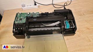 HP DeskJet 9800 Labojam A3 Tintes Printeri - un Tintes kārtridžu uzpilde - ABCserviss.lv