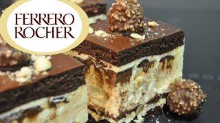 ТОРТ «Ферреро Роше»||SUB ENG-ESP Ferrero Rocher cake || Взрыв вкуса || Шоколадный торт-безе