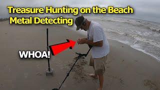 Treasure Hunting on the beach Metal Detecting