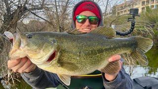 Spring Largemouth Bass Fishing in Southern California (Big Crank Bait Fish)