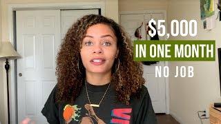 How I Made $5k in 1 Month from Side Hustles in College