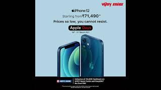 Apple Days Are Back At Vijay Sales