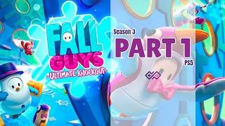 FALL GUYS SEASON 3 - Playthrough No Commentary - Part 1 [PS5]