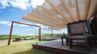 Affordable Retractable Shading for Outdoor Areas - Perfect for Wineries, Hotels, and Estates