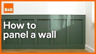 How to create your own wall panelling