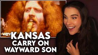 TOOK MY BREATH AWAY! First Time Reaction to Kansas- "Carry on Wayward Son"