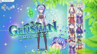 ПЕРСОНАЖИ GENSHIN IMPACT В SIMS 4 [2]