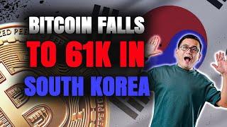 Bitcoin Falls to 61K in South Korea | Trumps picks pro-crypto as SEC chairman