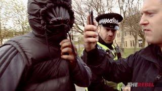 Tommy Robinson vs. alleged Muslim grooming gang at courthouse