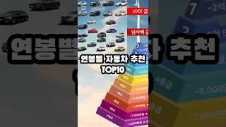 연봉별 자동차 추천 TOP10 #벤츠 #쏘렌토 #그랜저