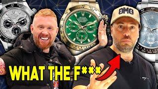 Comedian Paul Smiths Dream Rolex Daytona SNAPS When Trying It On & GMT Sprite Current Best Seller!