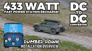 RELIABLE POWER!  DIY DC to DC converter install (dumbed down instructions)