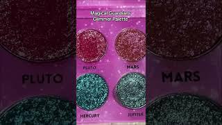 Magical Guardians Glimmer Palette Swatches | #tiktokfinds #viralmakeup  #glittereyeshadow
