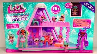 NEW! LOL Surprise Doll Winter Snow Chalet house