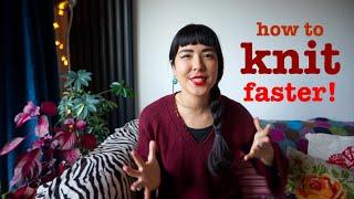 5 simple ways to knit faster & finish more knitting projects!