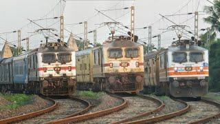 Dangerous Back to Back Trains Through Blind Curve: Shatabdi+TeestaTorsa+Ganadevta | Indian Railways