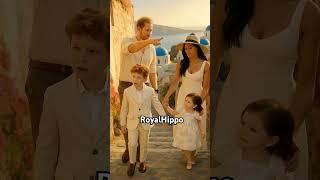 Prince Harry and kids in santorini #santorini #greece #travel #holiday #fun #happy #love #cute