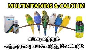 How To Use MultiVitamins & Calcium On Birds In