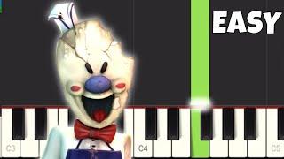 Ice Scream - Rod Theme Ice Cream Truck - EASY Piano Tutorial