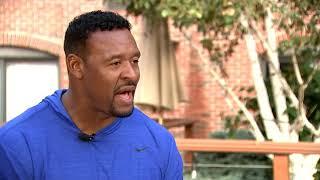Willie McGinest with Tom Leyden
